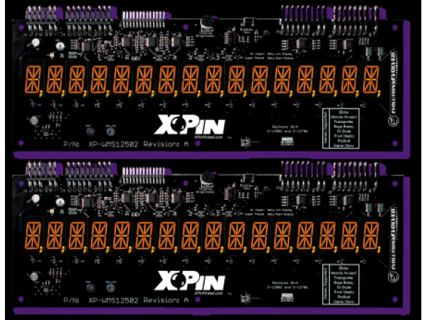 XPin Williams 12502 LED Display - Original Orange