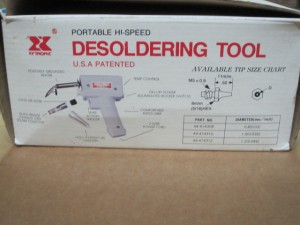 Portable Hi-Speed Desoldering Gun